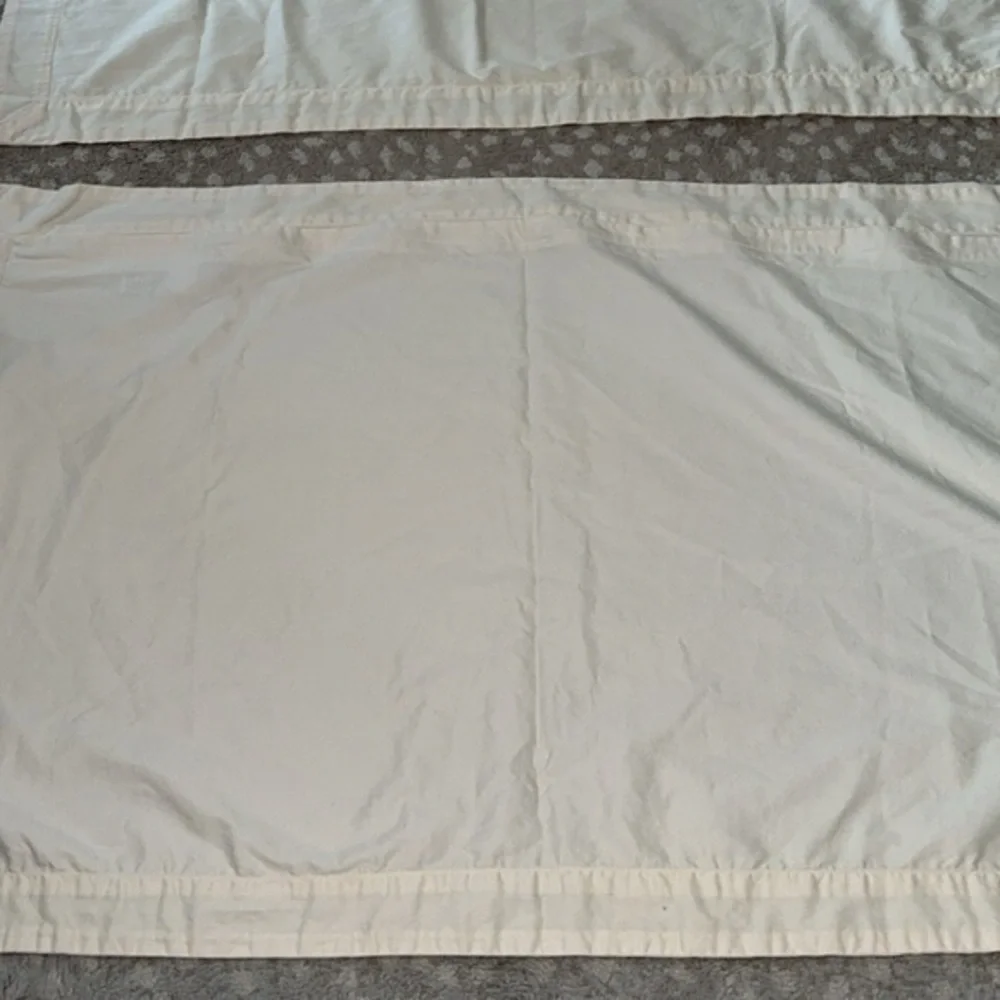 2 x Boll & Branch Signature Soft Natural Organic Cotton King Shams Pillow Covers